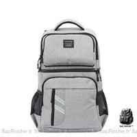 Sac à dos pique-nique isotherme - modèle Gris - Sac Roche ™