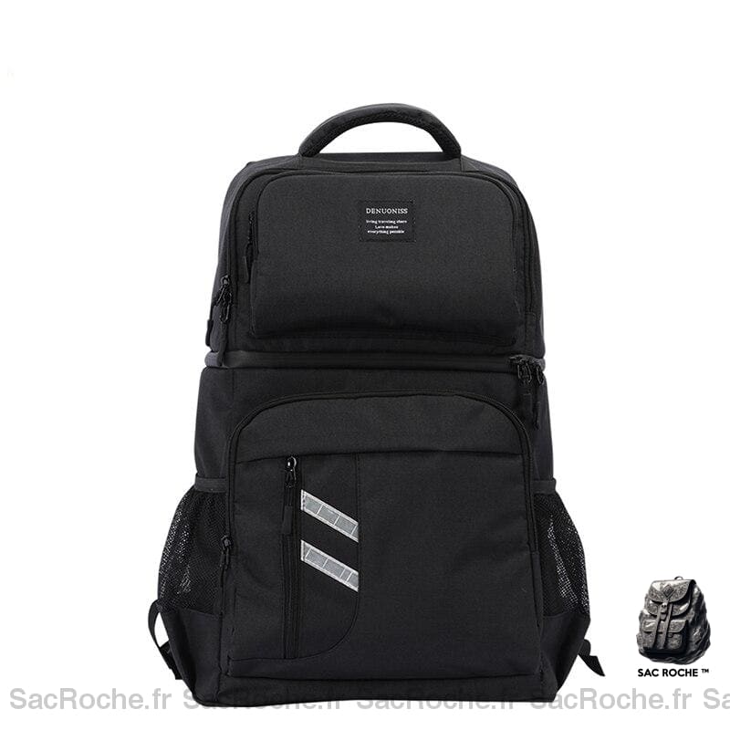Sac à dos isotherme pour pique-nique - Noir - Sac à dos Sac