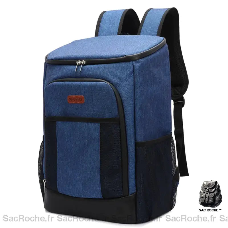 Sac À Dos Pique-Nique Thermique Bleu Sac Isotherme