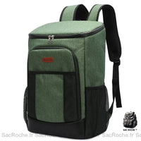Sac à dos pique-nique thermique - modèle Vert - Sac Roche ™