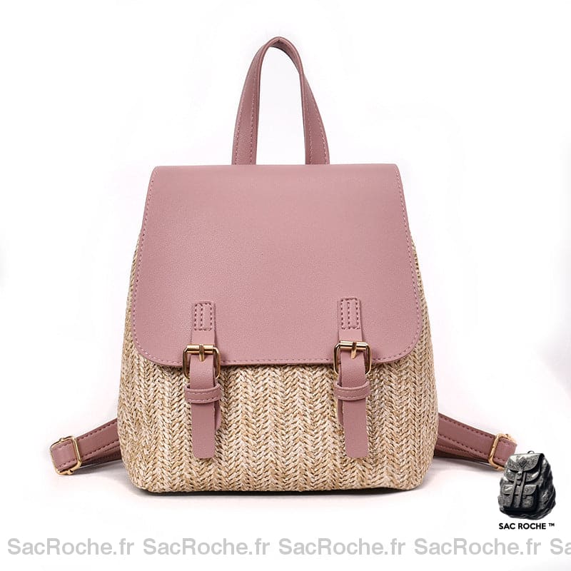 Sac À Dos Plage Femme Chic - Dété Rose Sac A Dos Femme