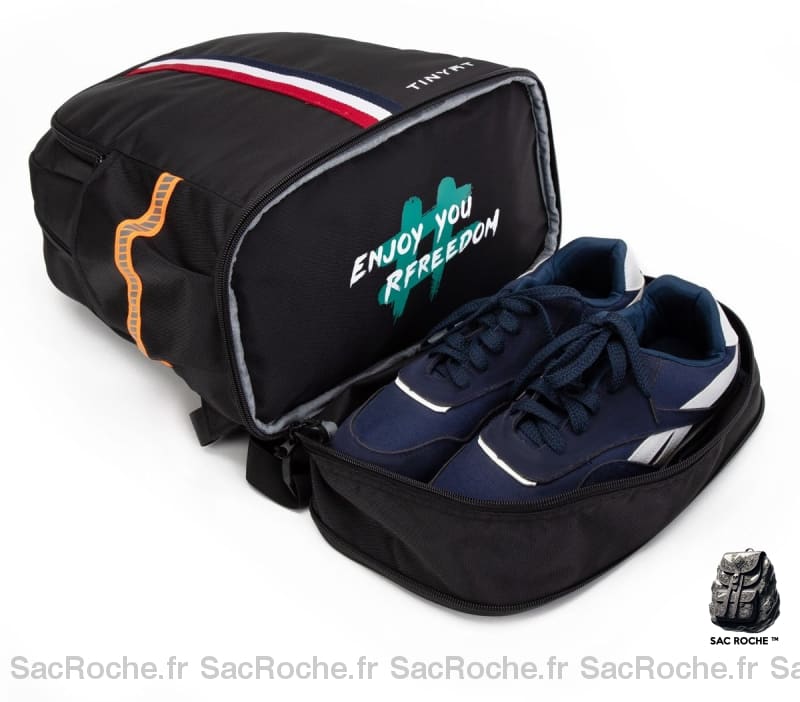 Sac À Dos Pliable Avec Compartiment Chaussures Sport