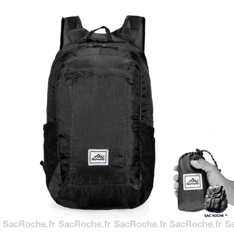 Sac à dos pliable - Noir - Sac à dos Sac à dos de randonnée