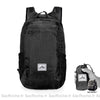 Sac à dos pliable - Noir - Sac à dos Sac à dos de randonnée