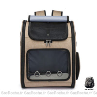 Sac à dos pliable respirant animaux - modèle Marron - Sac Roche ™