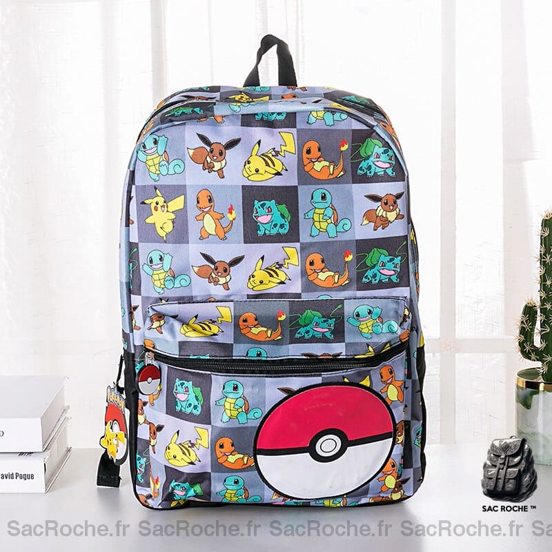 Sac à dos Pokémon Go pour enfants - Gris - Pokémon GO Sac à dos scolaire