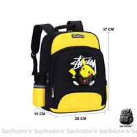 Sac à dos Pokémon Pikachu imprimé - modèle Noir - Sac Roche ™