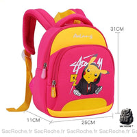 Sac à dos Pokémon Pikachu imprimé - modèle Rose - Sac Roche ™