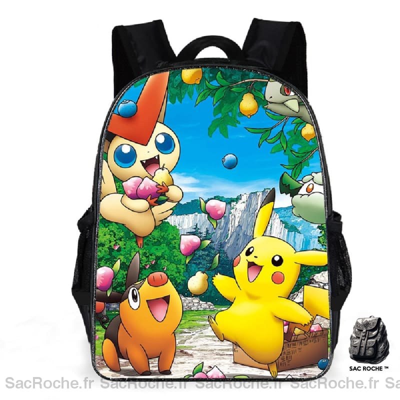Sac à dos univers Pokémon - Jaune - Pokémon Noir et Blanc Pokemon X et Y