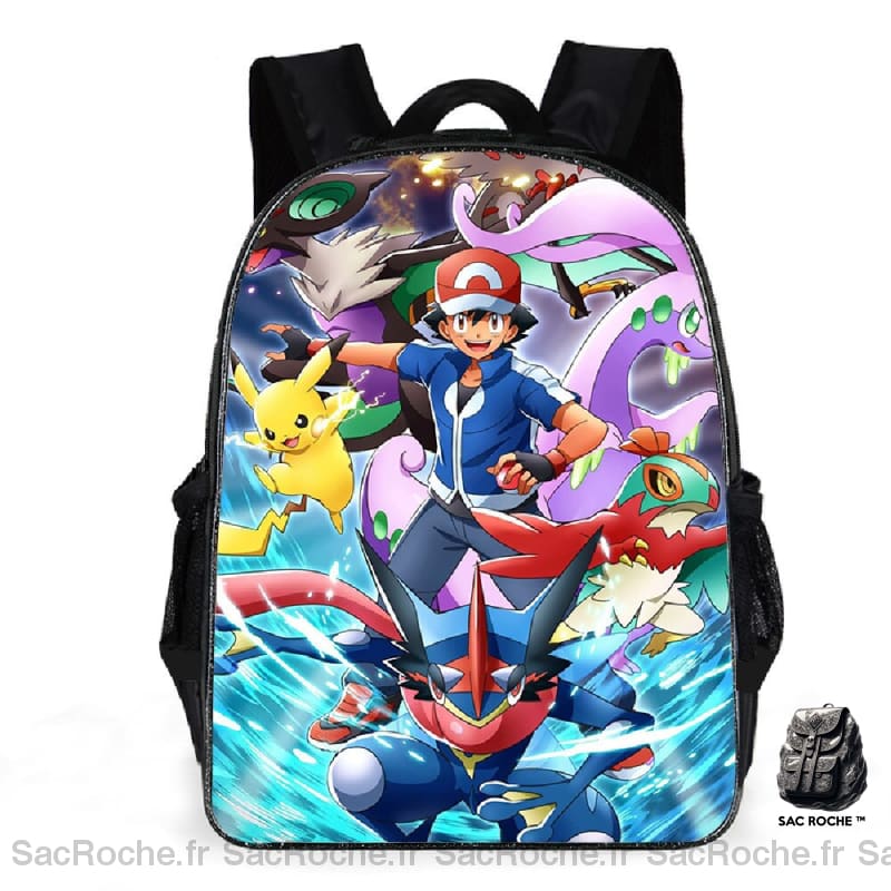 Sac à dos univers Pokémon - Violet - Pokemon X et Y Ketchum aux cendres