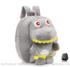 Sac À Dos Polaire Gris Dinosaure Lilliputien Enfant