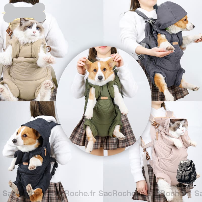 Sac À Dos Polaire Pour Chien Animaux
