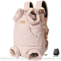 Sac à dos polaire pour chien - modèle Rose - Sac Roche ™