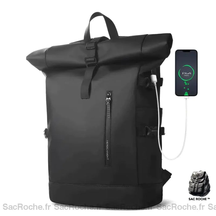 Sac À Dos Portable Femme Stylé Noir Sac Ordinateur