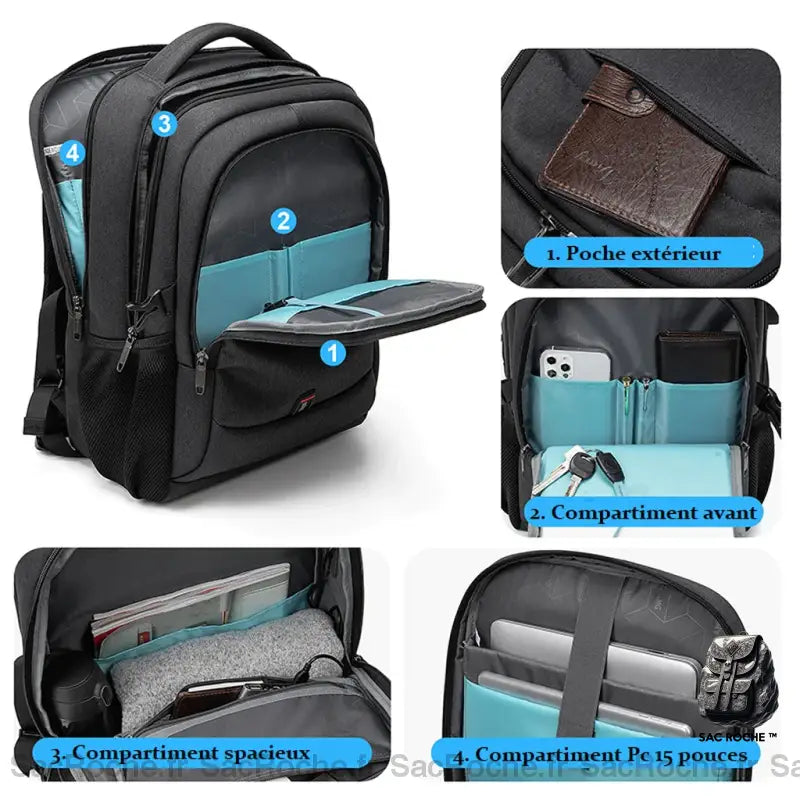 Sac À Dos Portable Télétravail Sac Homme