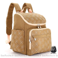 Sac à dos poussette bébé - modèle Beige - Sac Roche ™