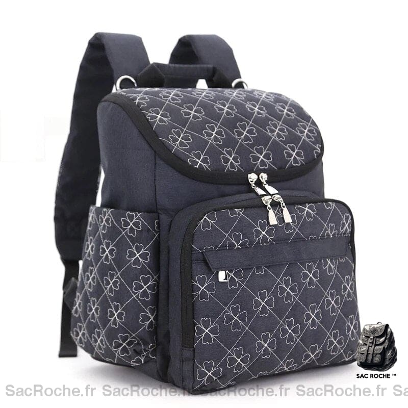 Sac à dos de poussette pour bébé - Noir - Couche Sac à langer