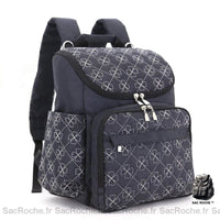 Sac à dos poussette bébé - modèle Noir - Sac Roche ™