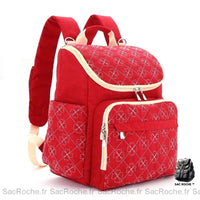 Sac à dos poussette bébé - modèle Rouge - Sac Roche ™