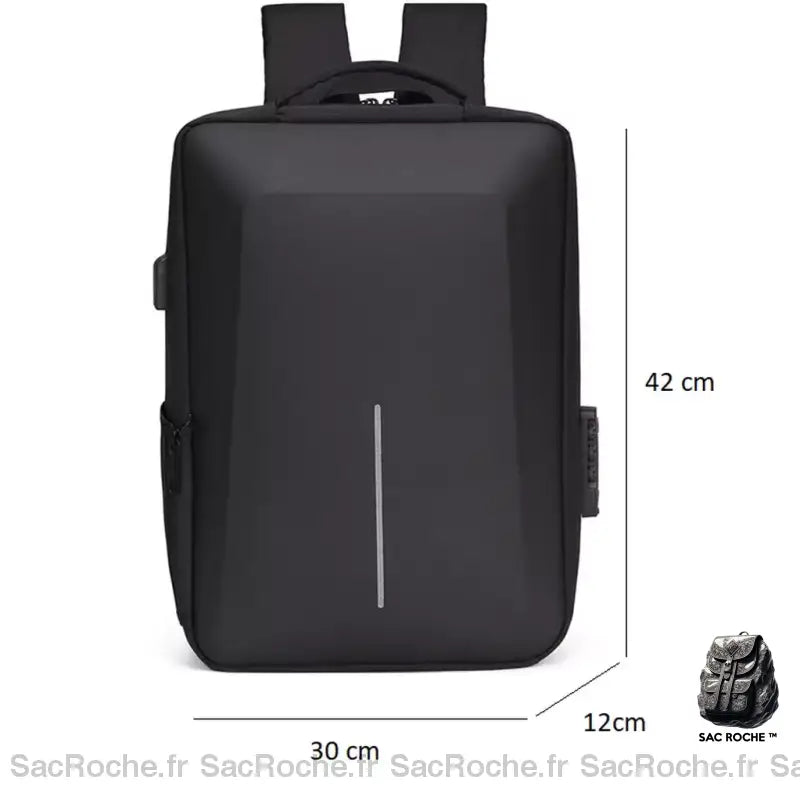 Sac À Dos Pro Ultra Résistant Noir Sac Ordinateur
