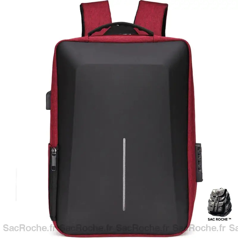 Sac À Dos Pro Ultra Résistant Rouge Sac Ordinateur