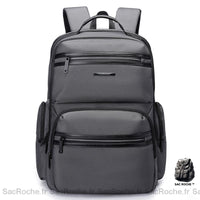Sac à Dos Professionnel pour Voyage d'Affaire - modèle Gris - Sac Roche ™