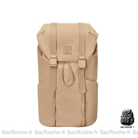 Sac à dos rabat chic - modèle Marron - Sac Roche ™