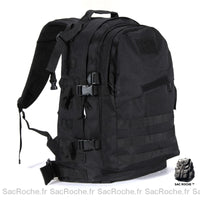 Sac à dos randonnée grande capacité - modèle Noir - Sac Roche ™