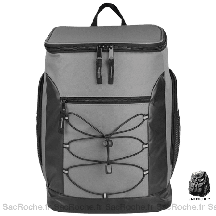 Sac À Dos Randonnée Gris Dos Isotherme