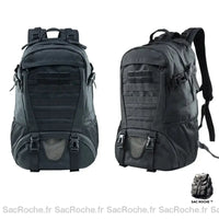 Sac à dos randonnée militaire - modèle Noir - Sac Roche ™