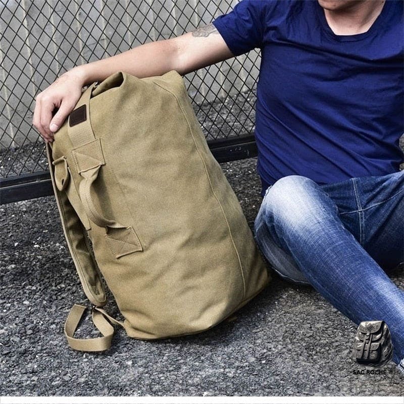 Sac À Dos Randonnée Toile Militaire