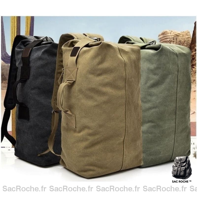 Sac À Dos Randonnée Toile Militaire