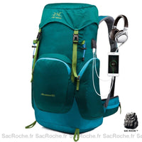 Sac à dos randonnée uni - modèle Vert - Sac Roche ™