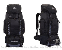 Grand sac à dos randonnée - Noir - Sac à dos de randonnée Randonnée