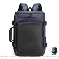 Sac à dos rectangulaire 25L - pratique et stylé - modèle Bleu - Sac Roche ™