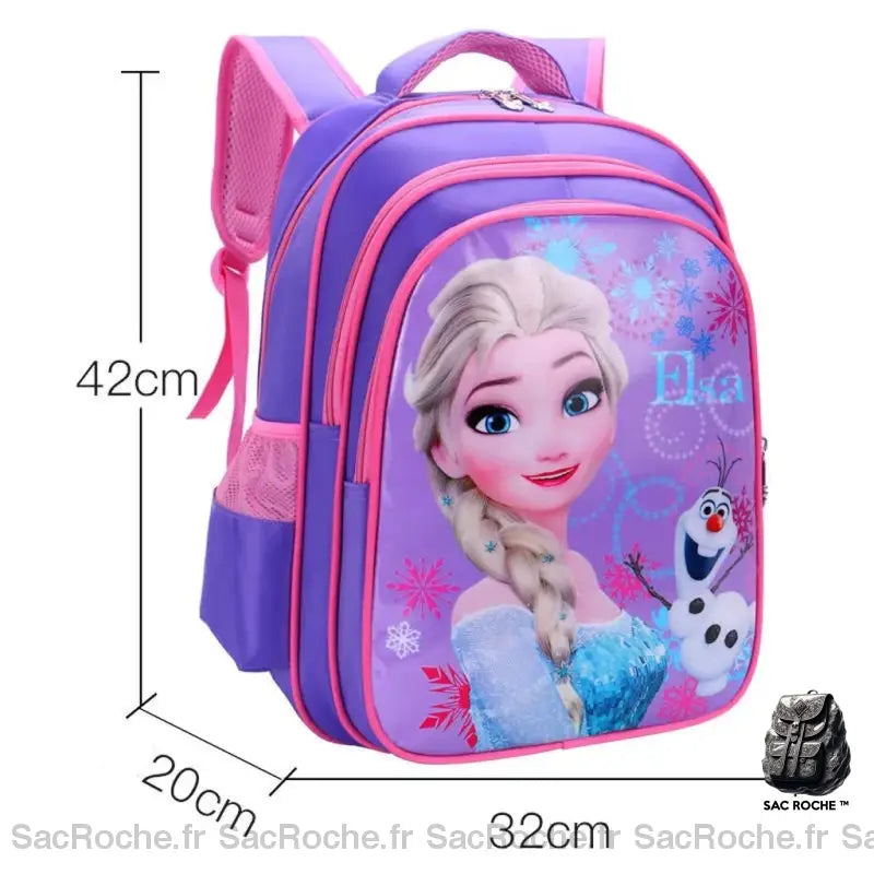 Sac À Dos Reine Des Neiges Maternelle Reines Neiges Rose/Violet L Sac