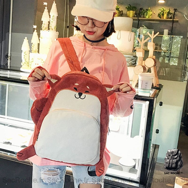 Sac À Dos Renard En Côtelé Enfant