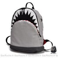 Sac à dos requin 3D, petit - modèle Gris / S - Sac Roche ™