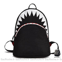 Sac à dos requin 3D, petit - modèle Noir / S - Sac Roche ™