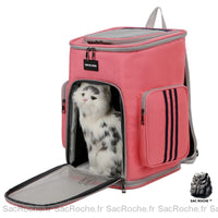 Sac à dos respirant double poche pour animaux - Sac Roche ™