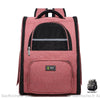 Sac à dos respirant pour animaux de compagnie - Rose - Chat Chien