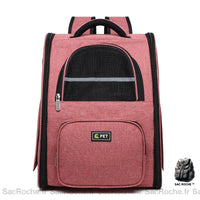 Sac à dos respirant pour animaux - modèle Rose - Sac Roche ™