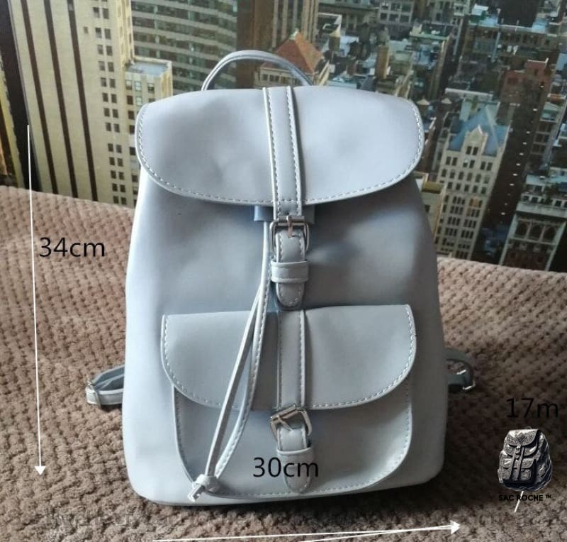 Sac À Dos Rétro Femme Cuir Pu