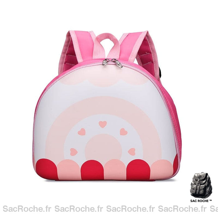 Sac à dos lilliputien rigide pour enfant rose