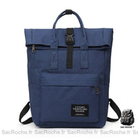 Sac à dos Rolltop Femme - modèle Bleu - Sac Roche ™