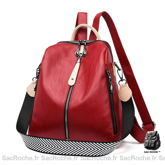 Sac À Dos Rouge Femme Ville