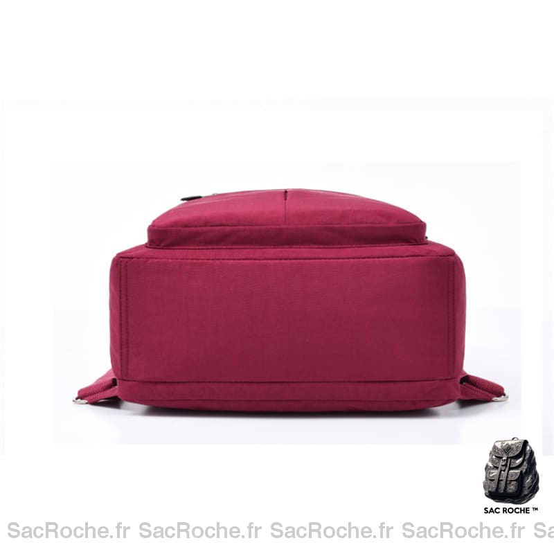 Sac À Dos Rouge Léger & Fonctionnel Dos Femme