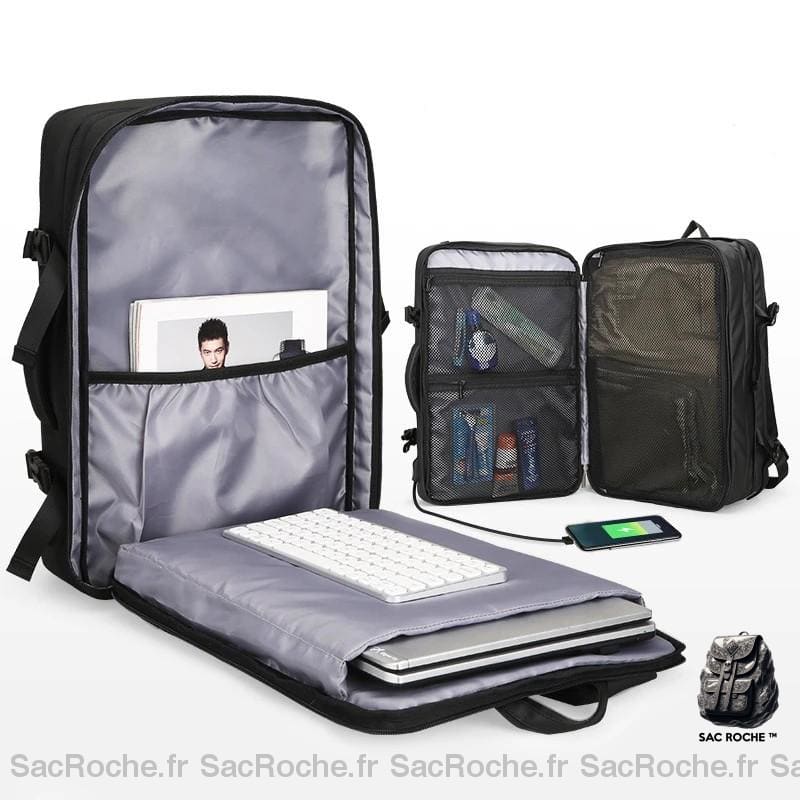 Sac À Dos Sécurisé Multi-Espaces Homme