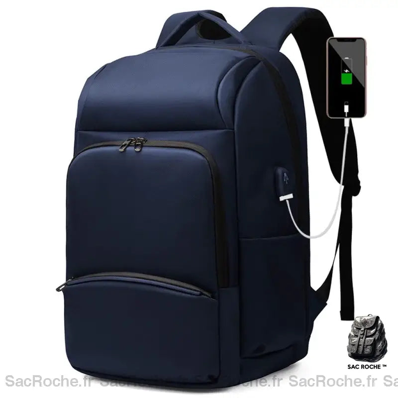 Sac À Dos Sécurité Bleu Sac Ordinateur