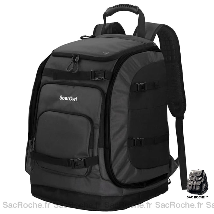 Sac à dos de Ski de grande capacité 50L étanche avec attaches pour matériel et poches